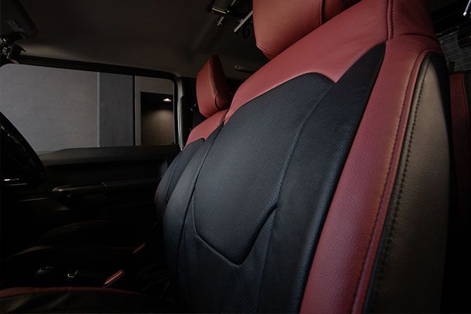 Refinad専用デザイン シートカバー装着写真