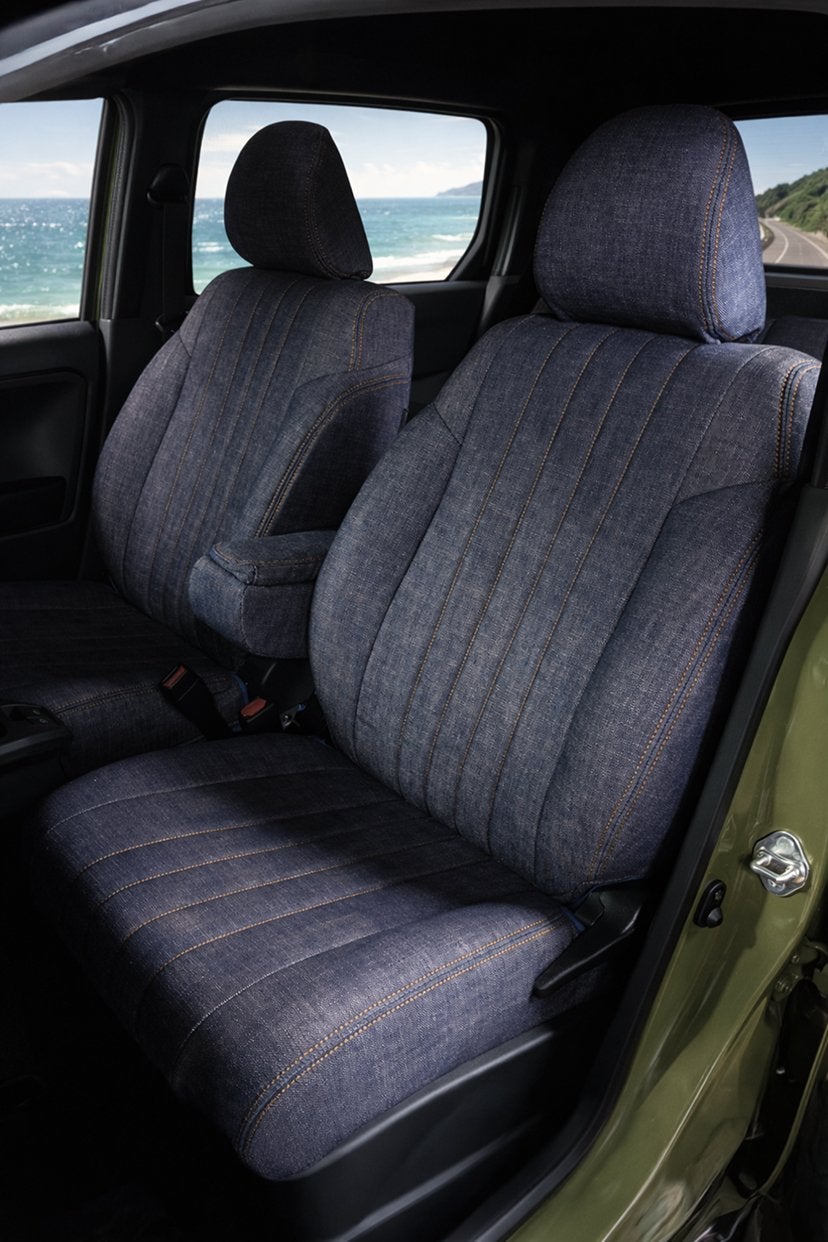 AUDI A6のデニムシートカバー 全席セット [Sandii サンディ] DenimRoll デニムロール