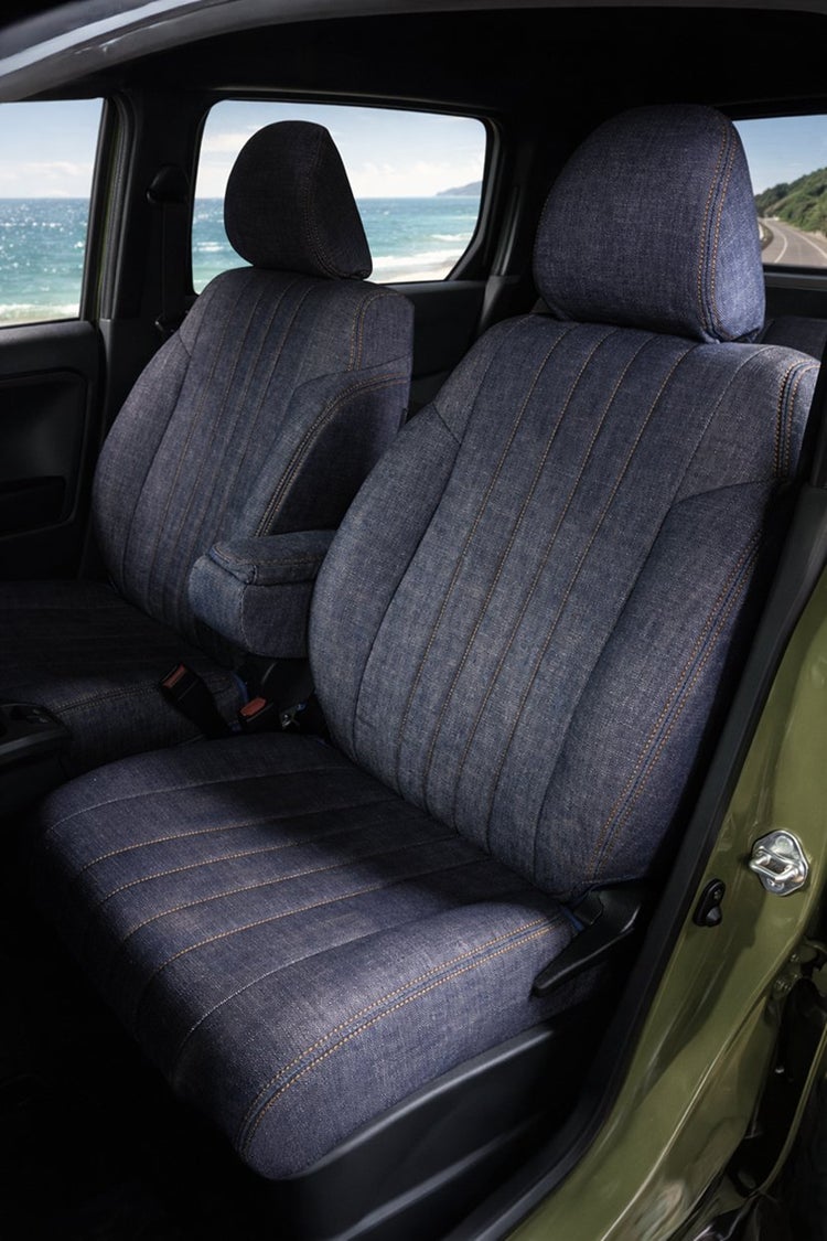 BMW X2のデニムシートカバー 全席セット [Sandii サンディ] DenimRoll デニムロール