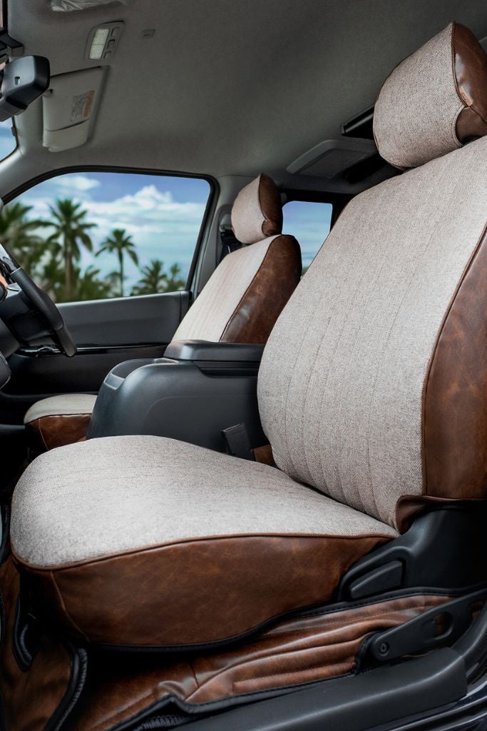 RAV4 シートカバー ファブリック×アンティーク 全席セット [Sandii サンディ] エクレア