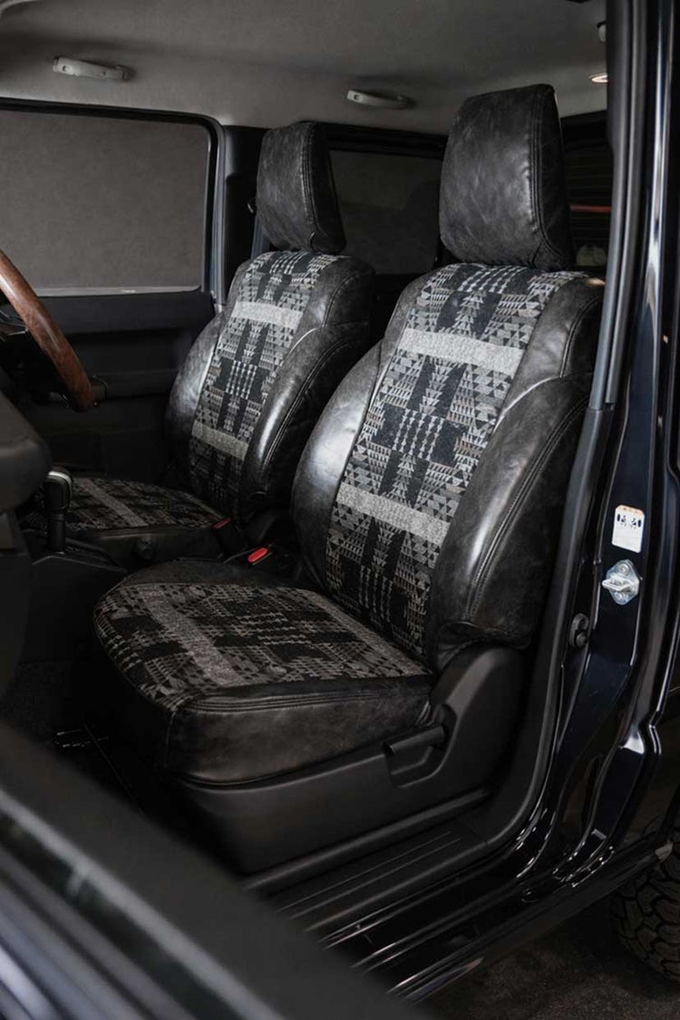 CR-V シートカバー Sandii カチナ 生地K8 ダークブラウン3