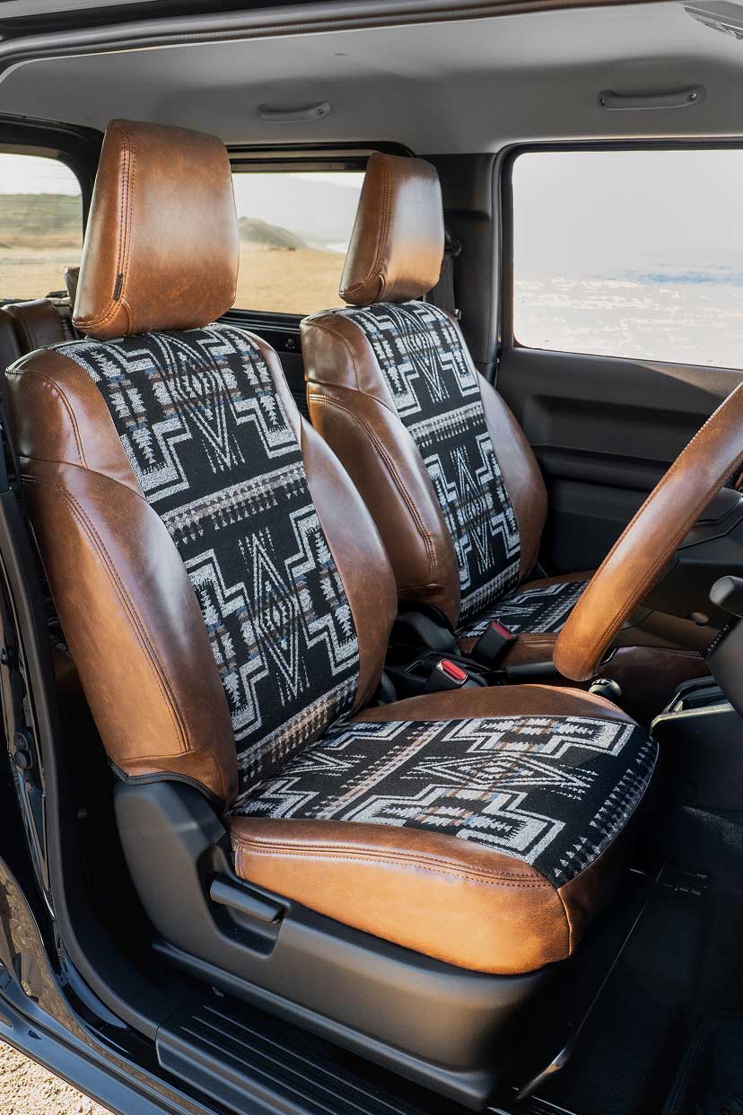 NV200バネットバン シートカバー Sandii カチナ 生地K8 ダークブラウン1