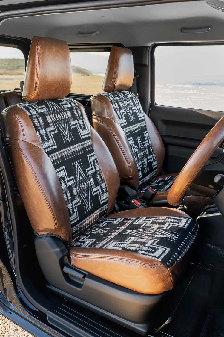 NV200バネットワゴン シートカバー Sandii カチナ 生地K8 ダークブラウン1