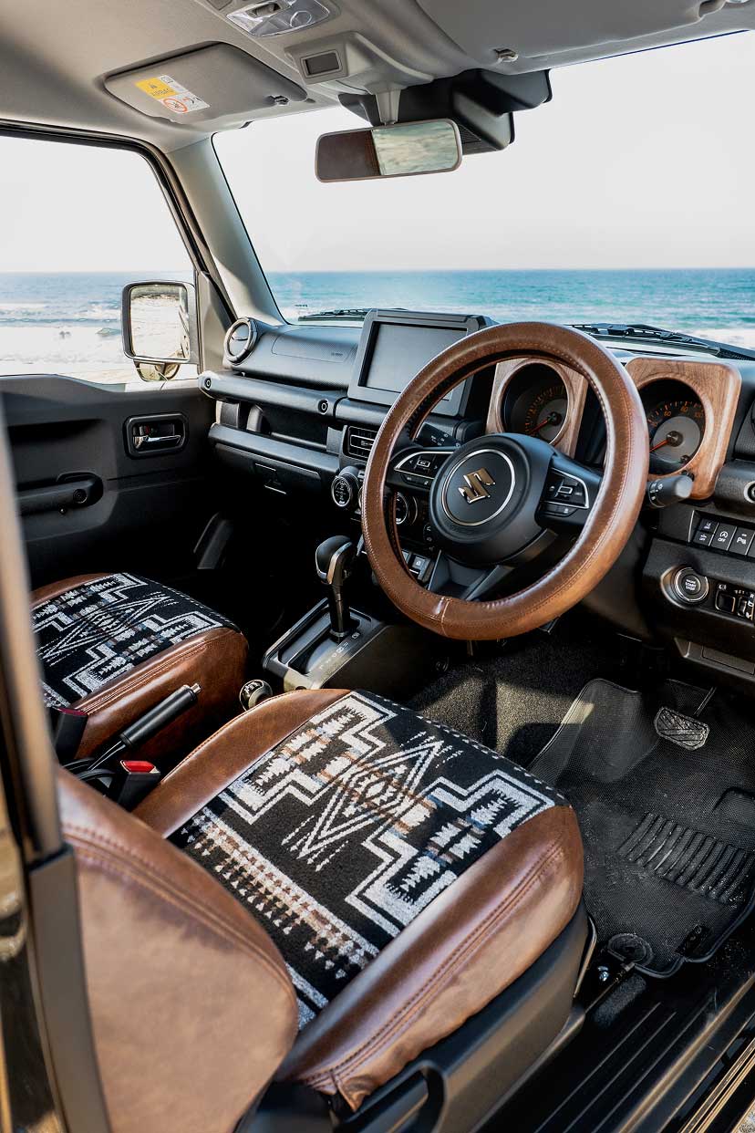 ボルボXC90 シートカバー Sandii カチナ 生地K8 ダークブラウン2