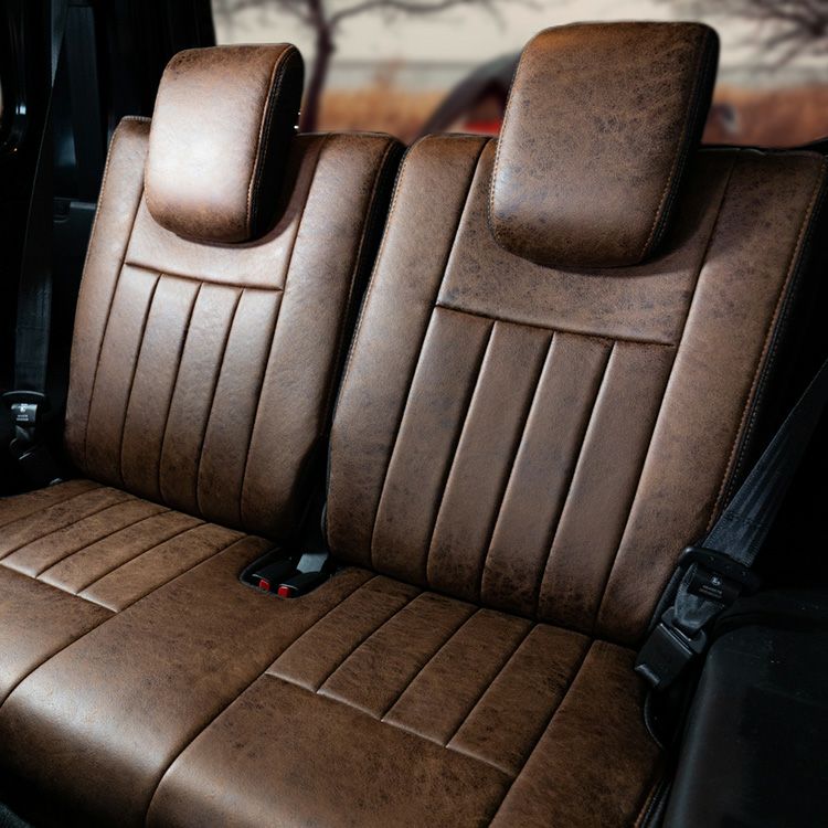 バモス シートカバー IXUS レザリーデニム 画像3