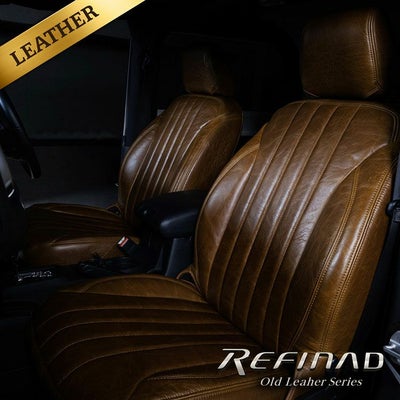 ハスラー オールドレザー シートカバー 全席セット [Refinad レフィナード Old Leather Series] 本革