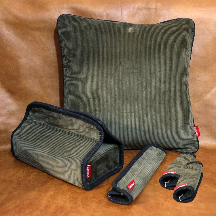 レフィナード コーデュロイ×デニム　アクセサリー5点セット Refinad corduroy denim accessory set