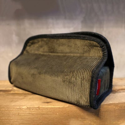 レフィナード コーデュロイ×デニム　ティッシュケース　Refinad corduroy Denim Tissuecase