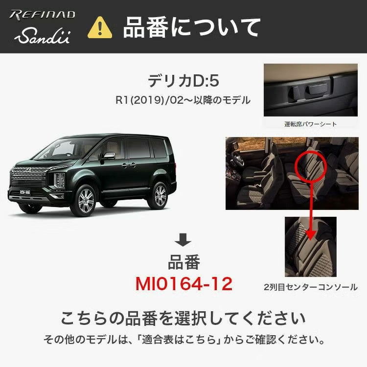 デリカD:5 サンディ オールドカヌレ適合表  MI0164-12