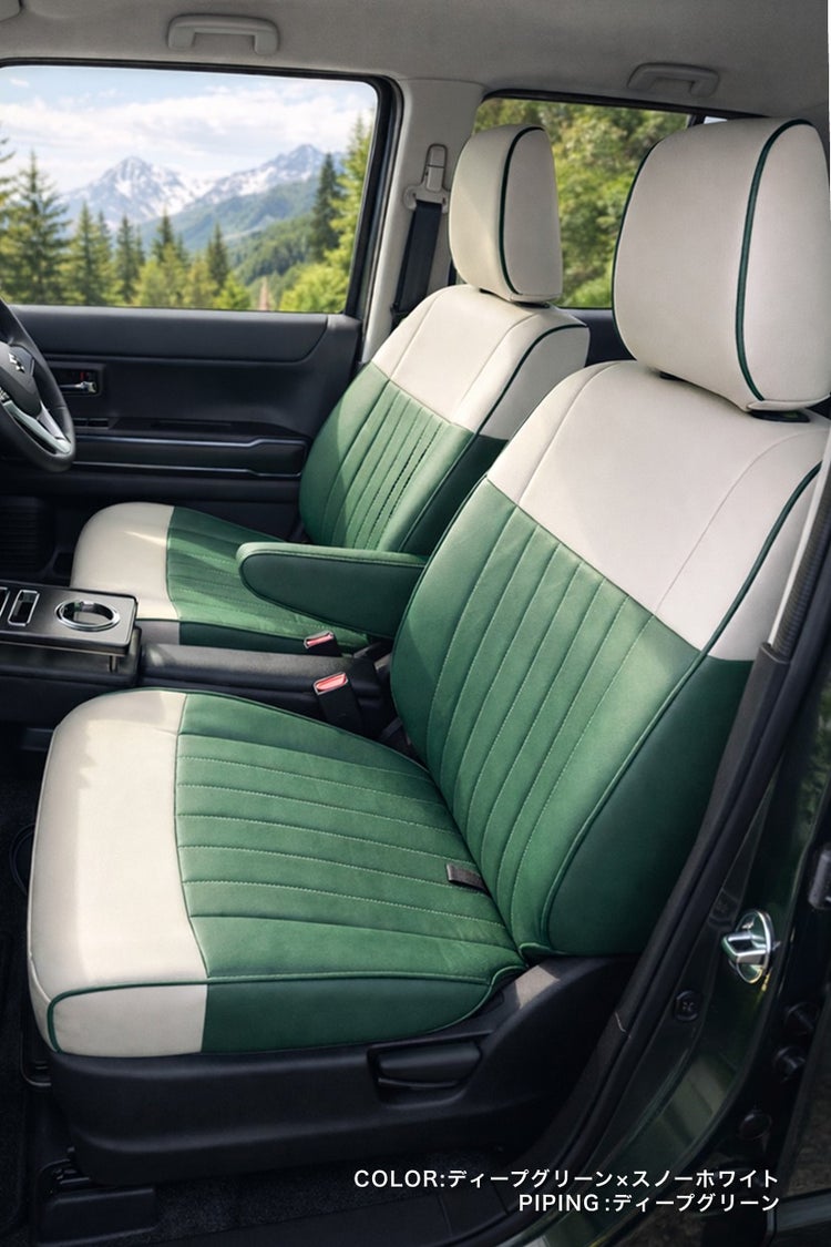 AUDI A3 シートカバー Sandii マカロン パイピングカラー