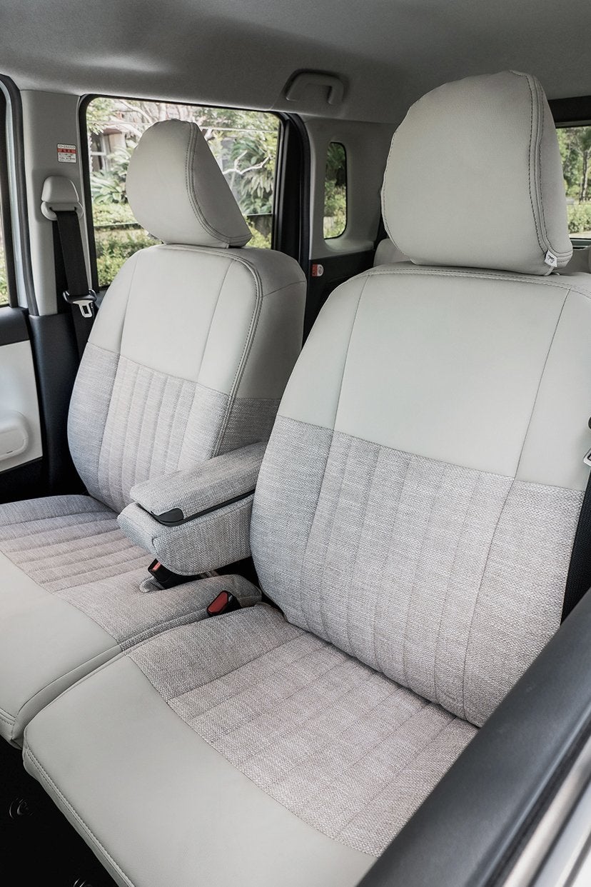 CR-V ハイブリッド シートカバー Sandii ビスキュイ アイスグリーン×スノーホワイト