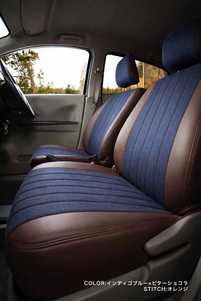 CR-V ハイブリッド シートカバー Sandii デニムサンド オールデニム