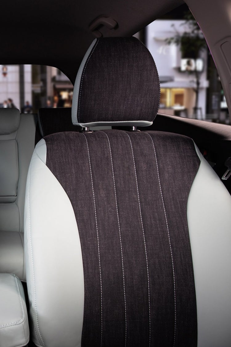シフォン シートカバー Sandii デニムサンド ステッチカラー