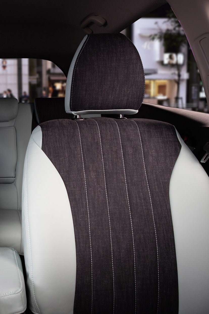 クライスラー300C シートカバー Sandii デニムサンド ステッチカラー