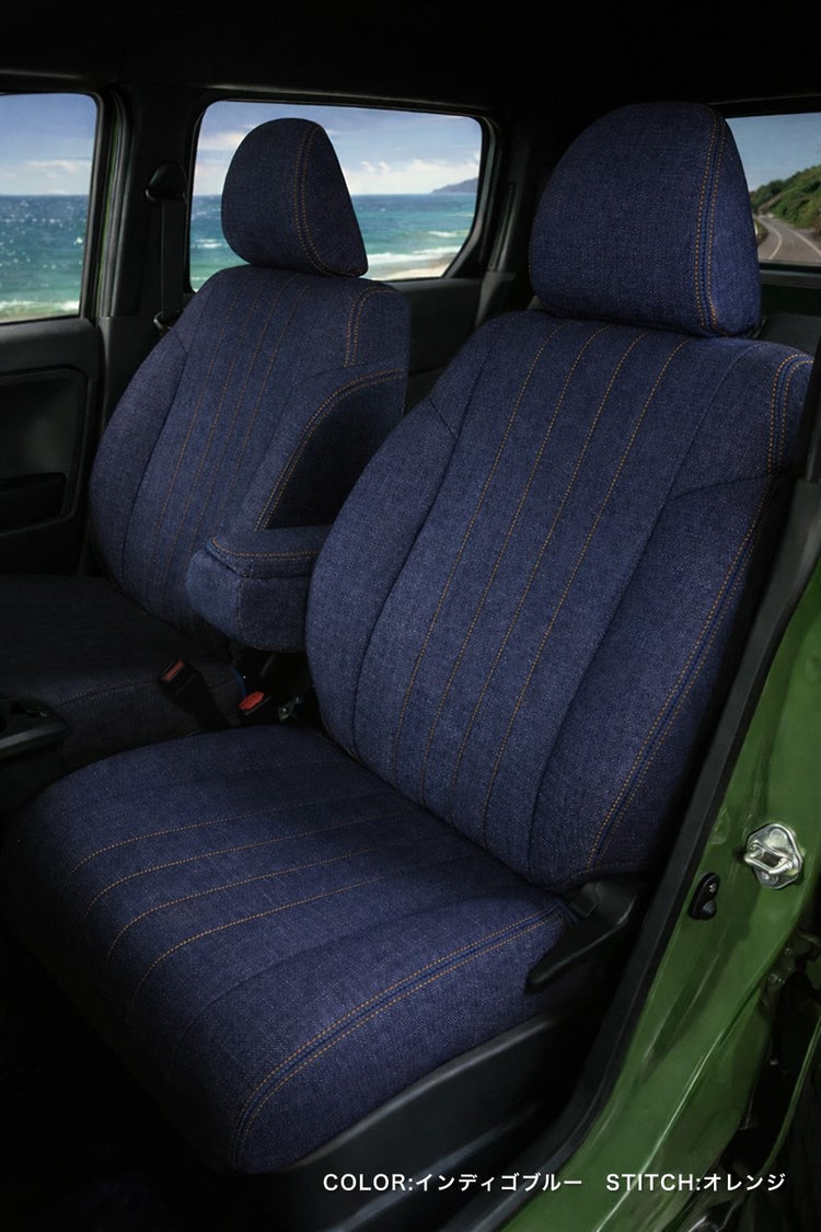 RAV4 シートカバー Sandii デニムロール 詳細1