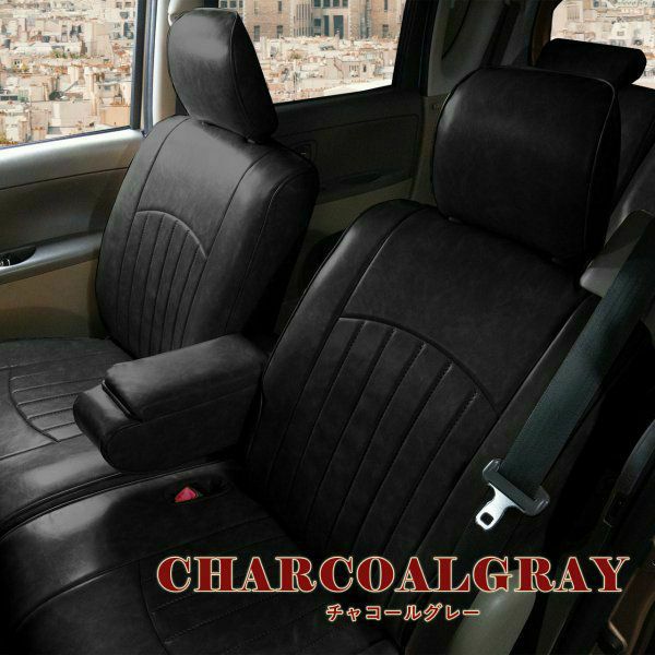 ジムニー シートカバー Sandii カヌレ チャコールグレー