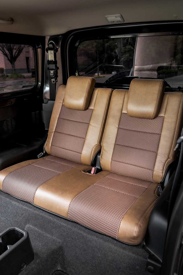 MINI クラブマン シートカバー Refinad ヘリテージメッシュ 特徴3