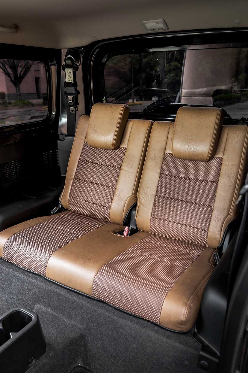 MINI クラブマン シートカバー Refinad ヘリテージメッシュ 特徴3